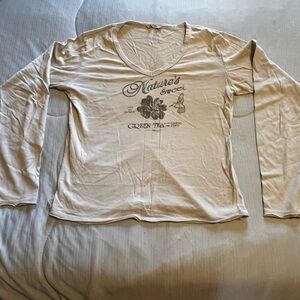 Nature's Sweet Cream Long Sleeve Top